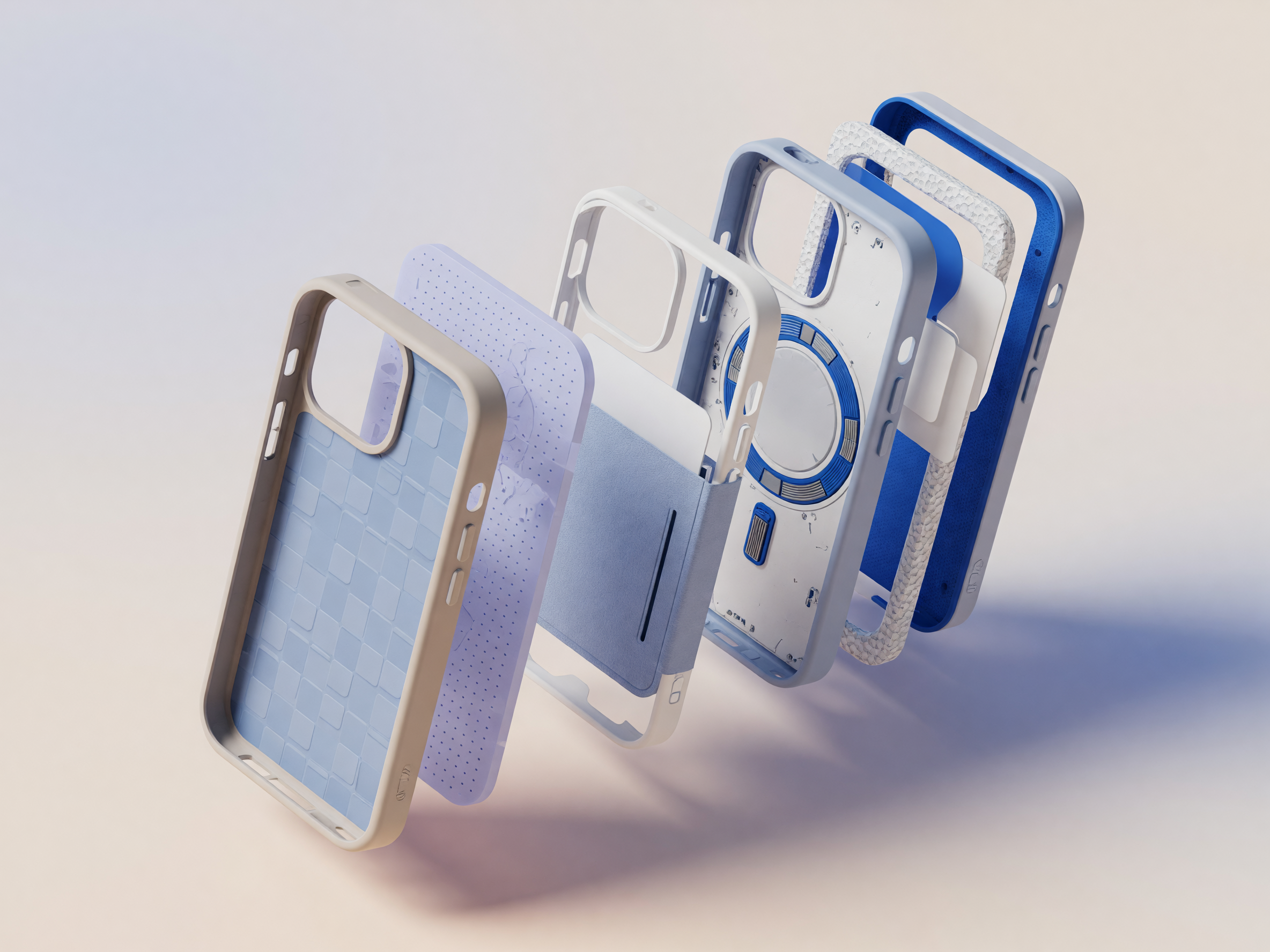 cutaway view of magsafe wallet case interior