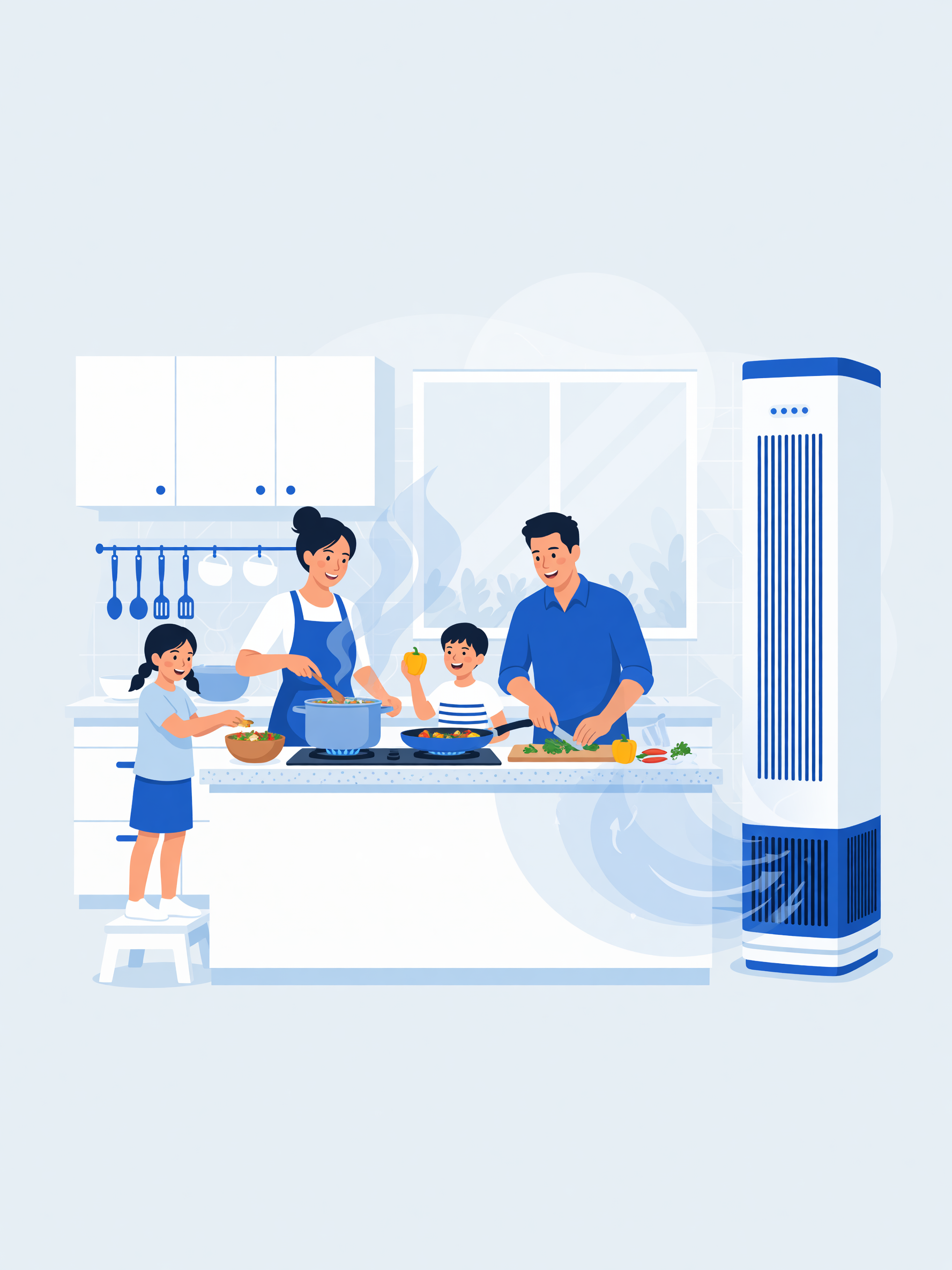 best air purifier for smoke and cooking odors in kitchen